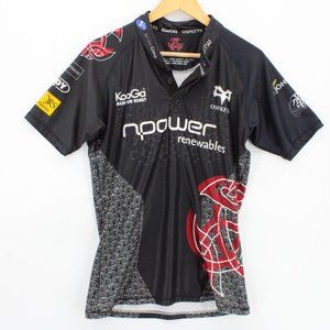 Kooga X Osprey Polo Shirt Men Black Short Sleeve Multiple Brands Polyester Large